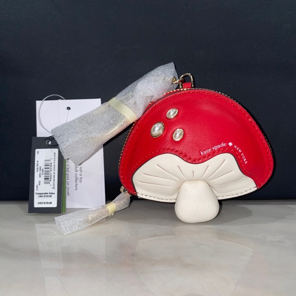 Kate Spade 3d Mushroom Bag Charm - Picture 11 of 12